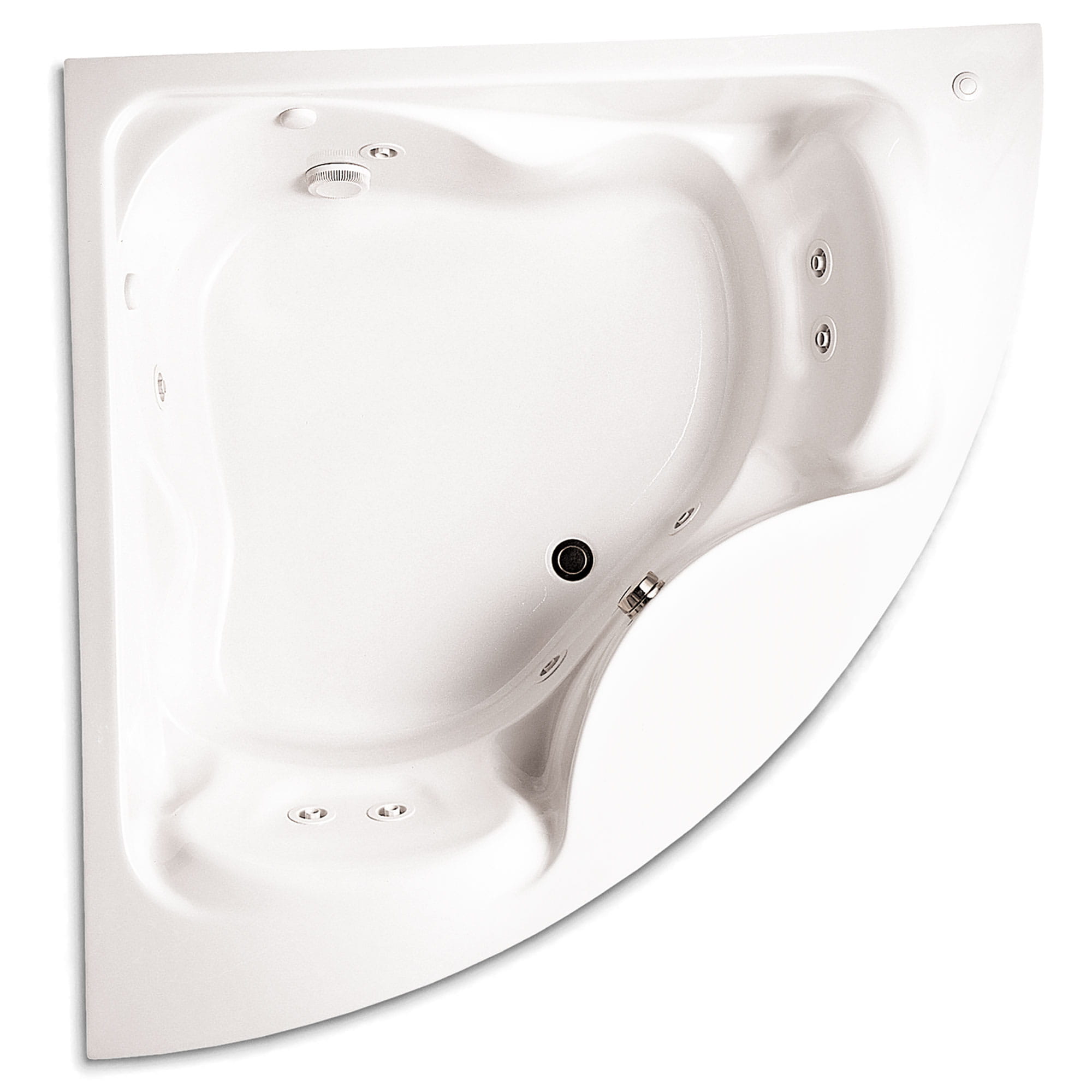 Cadet® Corner 60 x 60-Inch Drop-In Bathtub With Hydromassage System